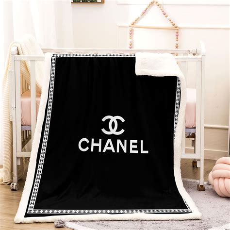 black chanel blanket.